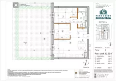 3 pokoje, mieszkanie 52,10 m², piętro 2, oferta nr L2-24, Park Leśny Rembertów - L1 L2, Warszawa, Rembertów, ul. Chełmżyńska