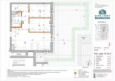 3 pokoje, mieszkanie 57,34 m², piętro 1, oferta nr L1-26, Park Leśny Rembertów - L1 L2, Warszawa, Rembertów, ul. Chełmżyńska