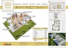 4 pokoje, mieszkanie 64,31 m², piętro 1, oferta nr BM5, Osiedle Aleja Bohaterów, Komorowo, ul. Bociańskiego