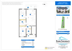 3 pokoje, mieszkanie 66,96 m², parter, oferta nr 3.1, Osiedle Korczaka, Radzymin, Ul. Korczaka 47-49