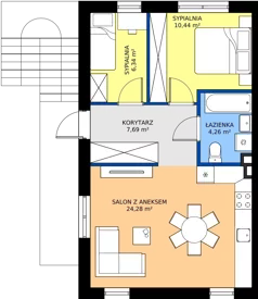 3 pokoje, mieszkanie 53,01 m², piętro 1, oferta nr 11B, Wiązowna Forest, Wiązowna, ul. Polna