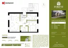 3 pokoje, mieszkanie 47,41 m², parter, oferta nr 6A, Wiązowna Forest, Wiązowna, ul. Polna