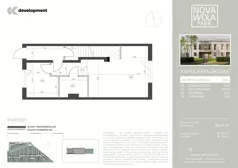 2 pokoje, mieszkanie 38,01 m², parter, oferta nr C3A, Osiedle Nova Wola Park, Nowa Wola, ul. Przepiórki