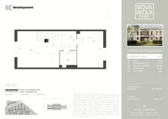 3 pokoje, mieszkanie 43,74 m², piętro 2, oferta nr D3B, Osiedle Nova Wola Park, Nowa Wola, ul. Przepiórki