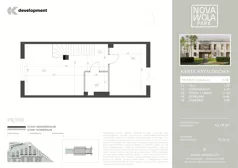 4 pokoje, mieszkanie 43,74 m², parter, oferta nr F3B, Osiedle Nova Wola Park, Nowa Wola, ul. Przepiórki