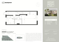 2 pokoje, mieszkanie 38,01 m², parter, oferta nr G3A, Osiedle Nova Wola Park, Nowa Wola, ul. Przepiórki