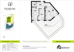 3 pokoje, mieszkanie 74,67 m², parter, oferta nr B3/3, Apartamenty Północna, Lublin, Śródmieście, Śródmieście, ul. Północna 22/24