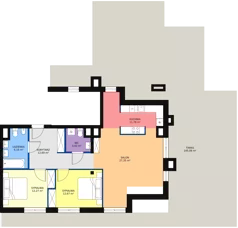 3 pokoje, apartament 89,85 m², piętro 3, oferta nr B31, Villa Verona Mielno, Mielno, ul. Pogodna 4A