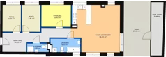 4 pokoje, mieszkanie 84,89 m², piętro 1, oferta nr 14, Bednarska 4, Łódź, Górna, ul. Bednarska 4