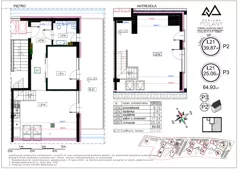 3 pokoje, apartament inwestycyjny 64,93 m², piętro 1, oferta nr I.21, Enklawa Polany, Kościelisko, ul. Chotarz Bór 14 A-M