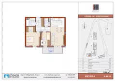 3 pokoje, mieszkanie 67,59 m², piętro 2, oferta nr A.M.10, Łódzka Osiedle, Częstochowa, Częstochówka-Parkitka, ul. Łódzka 198, 200, 202