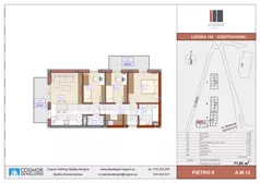 4 pokoje, mieszkanie 69,24 m², piętro 2, oferta nr A.M.12, Łódzka Osiedle, Częstochowa, Częstochówka-Parkitka, ul. Łódzka 198, 200, 202