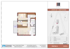3 pokoje, mieszkanie 62,28 m², piętro 2, oferta nr C.M.12, Łódzka Osiedle, Częstochowa, Częstochówka-Parkitka, ul. Łódzka 198, 200, 202
