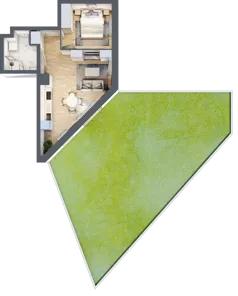 2 pokoje, mieszkanie 40,24 m², parter, oferta nr 1/6, Osiedle Kościuszki - Osiedle Premium, Brzeg, ul. Kościuszki