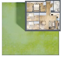 3 pokoje, mieszkanie 65,52 m², piętro 1, oferta nr 2/8, Osiedle Kościuszki - Osiedle Premium, Brzeg, ul. Kościuszki