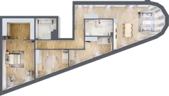 4 pokoje, apartament 141,66 m², piętro 2, oferta nr 2_4, New Iron, Łódź, Śródmieście, ul. Andrzeja Struga 22