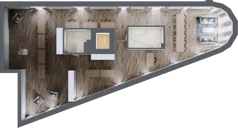 1 pokój, apartament 170,65 m², piętro 1, oferta nr 1_4, New Iron, Łódź, Śródmieście, ul. Andrzeja Struga 22