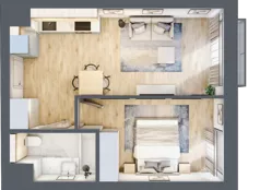 2 pokoje, mieszkanie 38,75 m², piętro 5, oferta nr A.210, Osiedle Fokus Ursus, Warszawa, Ursus, Szamoty, ul. Posag 7 Panien / Gierdziejewskiego