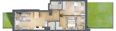 3 pokoje, mieszkanie 62,84 m², parter, oferta nr A.218, Osiedle Fokus Ursus, Warszawa, Ursus, Szamoty, ul. Posag 7 Panien / Gierdziejewskiego