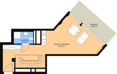 3 pokoje, apartament inwestycyjny 85,30 m², piętro 4, oferta nr 411, Apollo Resort, Świnoujście, Dzielnica Nadmorska, ul. Uzdrowiskowa