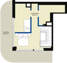 3 pokoje, apartament inwestycyjny 80,40 m², piętro 4, oferta nr 419, Apollo Resort, Świnoujście, Dzielnica Nadmorska, ul. Uzdrowiskowa