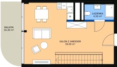 3 pokoje, apartament inwestycyjny 82,10 m², piętro 4, oferta nr 420, Apollo Resort, Świnoujście, Dzielnica Nadmorska, ul. Uzdrowiskowa