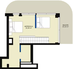 3 pokoje, apartament inwestycyjny 75,90 m², piętro 4, oferta nr 431, Apollo Resort, Świnoujście, Dzielnica Nadmorska, ul. Uzdrowiskowa