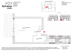 1 pokój, mieszkanie 34,82 m², piętro 1, oferta nr B051, Dyfrakcja Łódzka, Łódź, Widzew, ul. Wodna 3