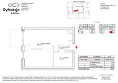 1 pokój, mieszkanie 34,25 m², piętro 2, oferta nr A017, Dyfrakcja Łódzka, Łódź, Widzew, ul. Wodna 3