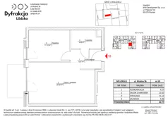 2 pokoje, mieszkanie 42,77 m², piętro 2, oferta nr C127, Dyfrakcja Łódzka, Łódź, Widzew, ul. Wodna 3