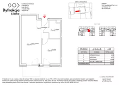 2 pokoje, mieszkanie 41,16 m², piętro 4, oferta nr C137, Dyfrakcja Łódzka, Łódź, Widzew, ul. Wodna 3