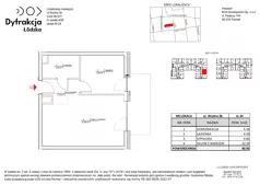 2 pokoje, mieszkanie 40,93 m², piętro 4, oferta nr C142, Dyfrakcja Łódzka, Łódź, Widzew, ul. Wodna 3
