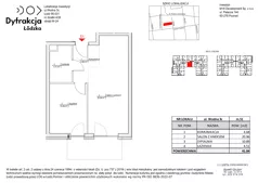 2 pokoje, mieszkanie 41,04 m², piętro 5, oferta nr D205, Dyfrakcja Łódzka, Łódź, Widzew, ul. Wodna 3