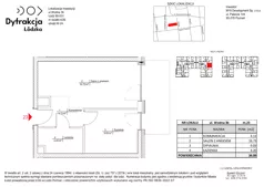 2 pokoje, mieszkanie 34,12 m², piętro 3, oferta nr C132, Dyfrakcja Łódzka, Łódź, Widzew, ul. Wodna 3