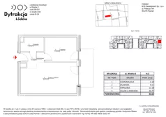 2 pokoje, mieszkanie 43,64 m², piętro 1, oferta nr A005, Dyfrakcja Łódzka, Łódź, Widzew, ul. Wodna 3