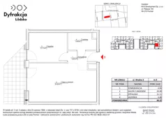 2 pokoje, mieszkanie 44,12 m², piętro 1, oferta nr A009, Dyfrakcja Łódzka, Łódź, Widzew, ul. Wodna 3