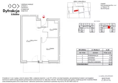 2 pokoje, mieszkanie 41,17 m², piętro 2, oferta nr A010, Dyfrakcja Łódzka, Łódź, Widzew, ul. Wodna 3