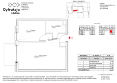 2 pokoje, mieszkanie 44,14 m², piętro 2, oferta nr A018, Dyfrakcja Łódzka, Łódź, Widzew, ul. Wodna 3