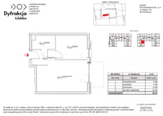 2 pokoje, mieszkanie 42,73 m², piętro 2, oferta nr B060, Dyfrakcja Łódzka, Łódź, Widzew, ul. Wodna 3