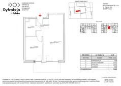 2 pokoje, mieszkanie 42,36 m², piętro 2, oferta nr B070, Dyfrakcja Łódzka, Łódź, Widzew, ul. Wodna 3