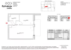 2 pokoje, mieszkanie 43,59 m², piętro 3, oferta nr A023, Dyfrakcja Łódzka, Łódź, Widzew, ul. Wodna 3