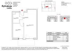 2 pokoje, mieszkanie 42,52 m², piętro 4, oferta nr B094, Dyfrakcja Łódzka, Łódź, Widzew, ul. Wodna 3