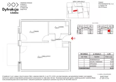2 pokoje, mieszkanie 44,25 m², piętro 5, oferta nr A045, Dyfrakcja Łódzka, Łódź, Widzew, ul. Wodna 3