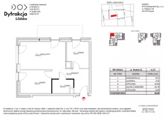3 pokoje, mieszkanie 50,64 m², piętro 6, oferta nr D211, Dyfrakcja Łódzka, Łódź, Widzew, ul. Wodna 3