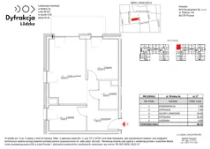 3 pokoje, mieszkanie 48,76 m², piętro 2, oferta nr B065, Dyfrakcja Łódzka, Łódź, Widzew, ul. Wodna 3