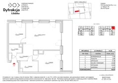 3 pokoje, mieszkanie 63,97 m², piętro 3, oferta nr A022, Dyfrakcja Łódzka, Łódź, Widzew, ul. Wodna 3
