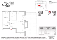 3 pokoje, mieszkanie 57,93 m², piętro 6, oferta nr B109, Dyfrakcja Łódzka, Łódź, Widzew, ul. Wodna 3