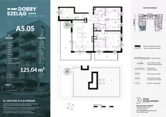 5 pokoi, apartament 125,04 m², piętro 5, oferta nr A5.05, Dobry Szeląg, Poznań, Winogrady, Winogrady, ul. Wilczak 12A