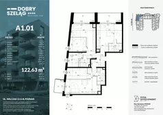 6 pokoi, apartament 122,63 m², piętro 1, oferta nr A1.01, Dobry Szeląg, Poznań, Winogrady, Winogrady, ul. Wilczak 12A