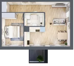2 pokoje, apartament 43,64 m², piętro 1, oferta nr K17, Nowe Żerniki Bieńkowskiego, Wrocław, Żerniki, Fabryczna, ul. Bieńkowskiego